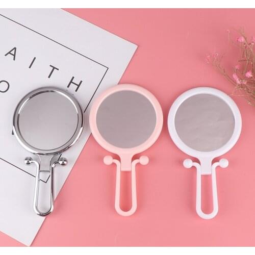 Travel 15/10X Magnifying Handheld Vanity Mirror Folding Hand Held Mirror-Double Sided Folding Adjustable Pedestal Makeup Mirror