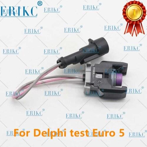 ERIKC E1024037 Euro 5 Diesel Injector Connector Wiring Nozzle Tester Wiring Harness Connector Plug For Delphi test