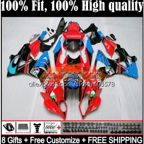 Injection For BMW S1000RR 2009 2010 2011 2012 2013 2014 44CL.0 S 1000 RR 1000RR S1000 RR 09 10 11 12 13 14 Fairing Shark Fish