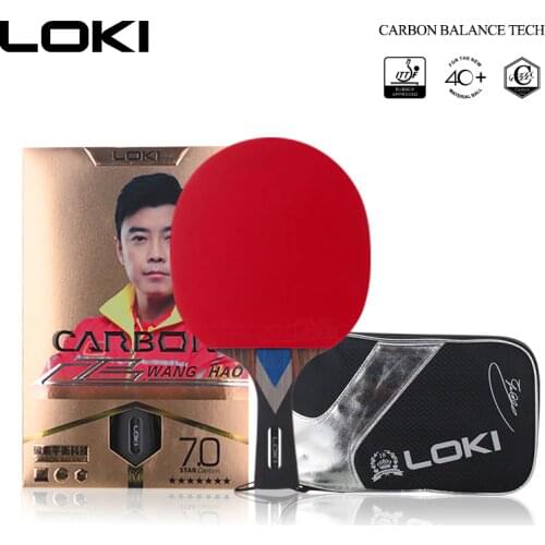 LOKI 7 Star Professional Table Tennis Racket Carbon Tube Tech PingPong Bat Competition Ping Pong Paddle for Fast Attack and Arc