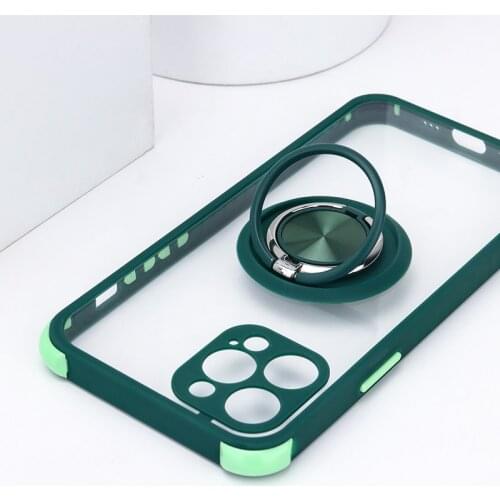 Fashion Double Ring Bracket Phone Accessories TPU Protective Mobile Cover Phone Case