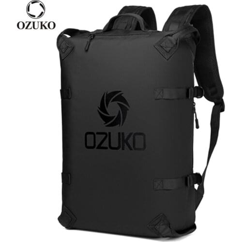 OZUKO Fashion New Men Outdoor Motorcycle Backpack High Quality Cycling Backpacks for Teenager Male Waterproof Travel Bag Mochila
