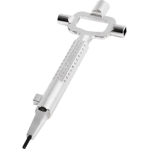 Sliver Locksmith Tool Multi Purpose Cylinder Gauge Cam Turner Spindle Turner Locksmith Tool Car Inspection Accessories Tool