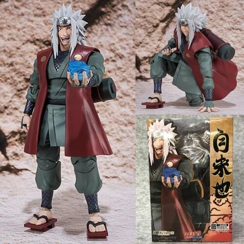 SHF Figure Naruto Figure Shippuden Jiraiya Figure Toy Collection Shippuden Naruto Action Figure Model Toy Doll Gift