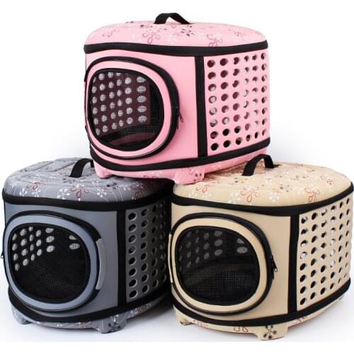 Foldable Breathable Comfortable Pet EVA Bag Cat Bag Outing Handbag Cat Cage Takeout Outdoor Dog Bag