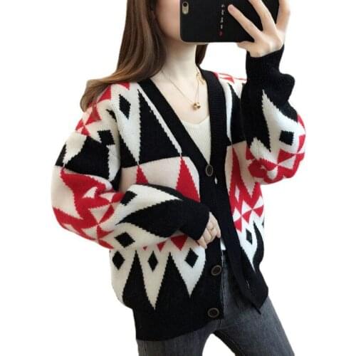 Sweaters Womens Cardigan 2021Spring Autumn Fashion Knitted Sweater Coats Woman Long Sleeved Jacket Female Casual Outwear Tops