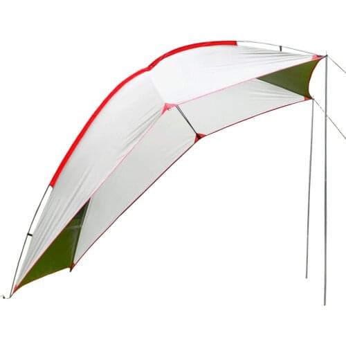 WindTour 2.4*1.9*2M Outdoor Camping Self-driving Tail Tent Rainproof Sun Shelter Large Awning Sun Gazebo Camping Tent