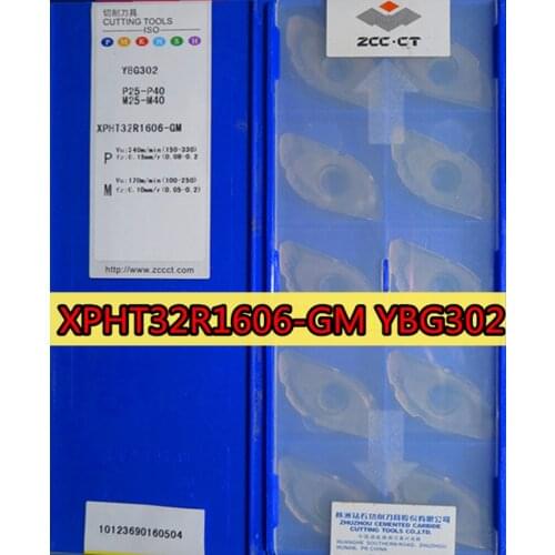 XPHT32R1606-GM YBG302 10pcs 100% original Zcc.ct carbide insert Processing: stainless steel, steel