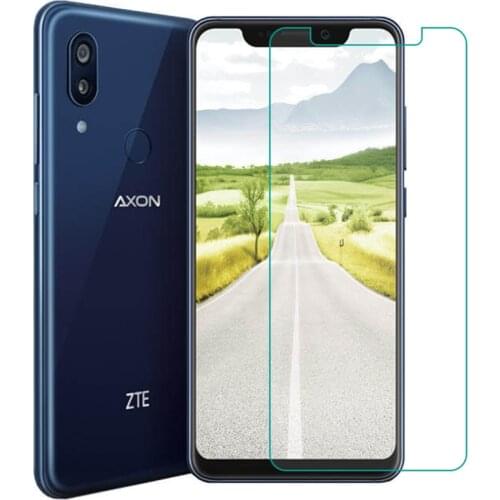 Tempered Glass For ZTE Axon 9 Pro GLASS 9H 2.5D Protective Film Explosion-proof Clear LCD Screen Protector Phone cover