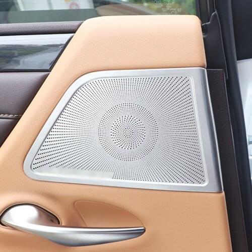 4 Pcs Car Speaker Protection Cover Sticker Interior Decoration Accessories For Lexus ES260 ES300 ES350h 2018-2020 Car Styling
