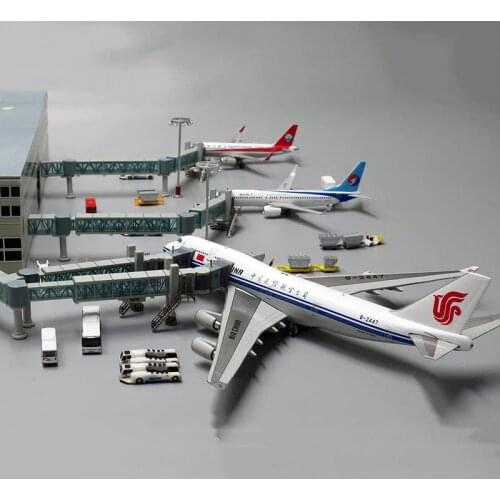 1:400 lifelike Airbus A380 model Airport Passenger Boarding Bridge Single/Dual Channel Wide body aircraft plane scene displaytoy