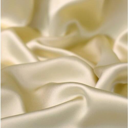 1Meter High-grade Elastic Simulation Silk Satin Wedding Dress Fabric High-grade Decoration Luxury Fabric Decoration