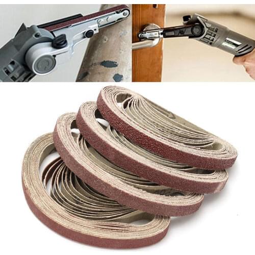 10PCS Abrasive Sanding Belt 10x330mm 3/8"x13" Grit40-1000 Abrasive Tool Wood Soft Metal Polishing