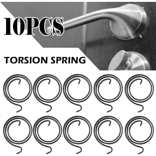 10pcs33mm Replacement Spring For Door knob Handle Lever Latch Internal Coil Repair Spindle Lock Torsion Spring Flat Section Wire
