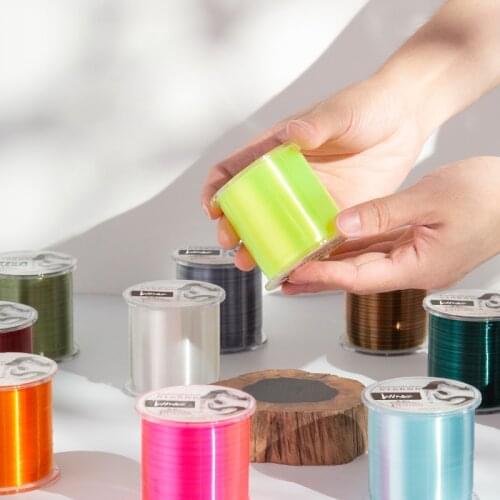 XIANDAI Nylon 500m Fishing Line Boat Rock Beach Fishing Main Line Wear Resistant Braided Line Cope Fishing Line