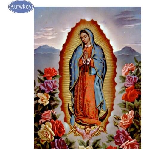 Virgin mary 5D DIY diamond painting full square/round diamond embroidery cross stitch rhinestone crystal mosaic diamond stickers