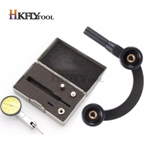8mm Rod Dial Indicator Base Stand Center Finder Measurement Tool Support Half Round Combination Test Dial Indicator Arc Holder