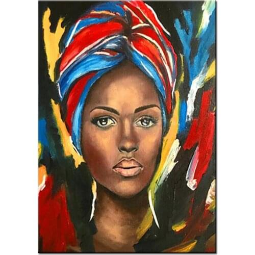 5d diy Diamond Painting black african woman Custom Photo diamond mosaic full square drill diamond embroidery home decor Gift