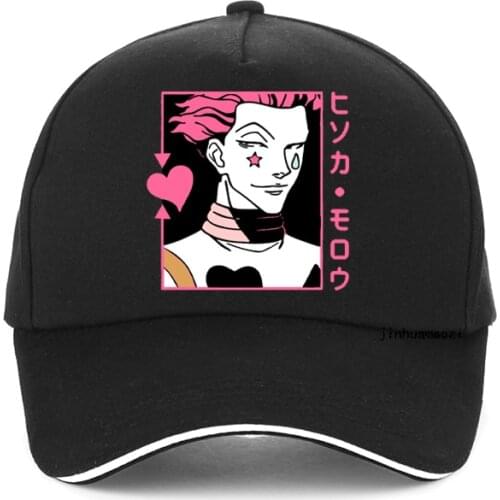 Anime Killua Zoldyck Baseball Caps Snapback Men Women print Anime Hunter X Hunter Dad Hat Cotton Cartoons Outdoor Sun Cap