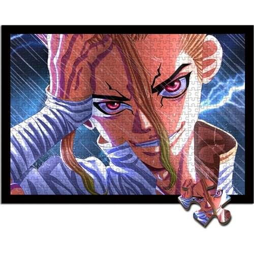 Dr.STONE Wooden jigsaw puzzle 1000 pieces Shi Jiyuan Ishigami Senku Shishio Tsukasa Pictures Home Decoration Living Room Modular