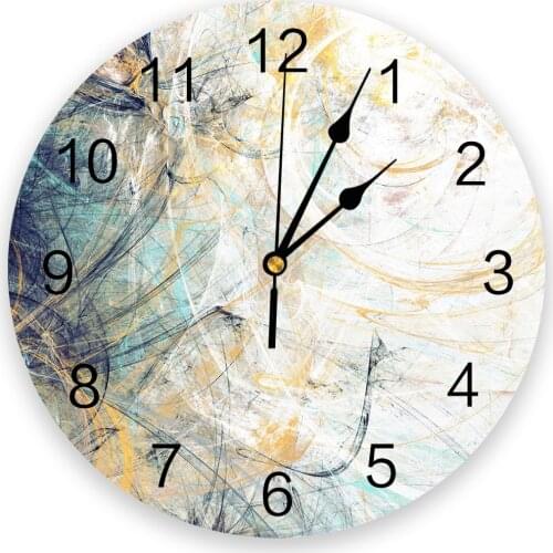 Art Line Retro Style Shabby Whirlpool Living Room Clock Wall Round Clocks Decor Home Bedroom Kitchen Decoration Wall Clocks
