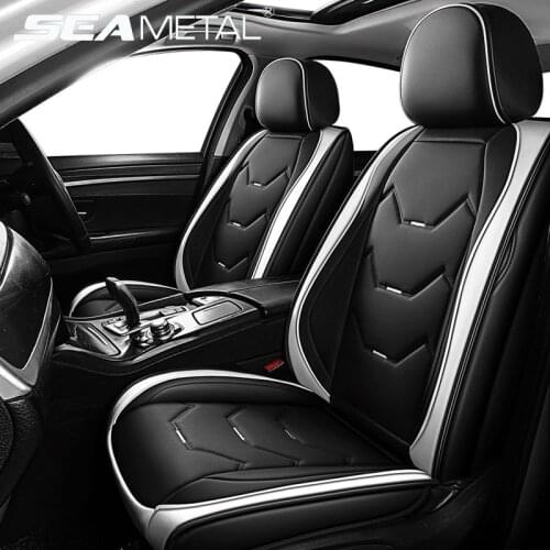 PU Leather Car Seat Cover Luxury Interior Auto Seat Cover Set Universal Four Seasons Protector Seats Chair Covers Auto Accessori