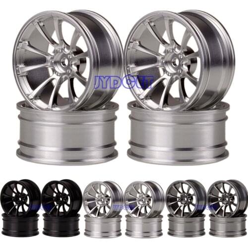 1.9" Aluminum 52mm Wheel Rim 4pcs For RC 1:10 On-Road Drift Traxxas HSP Tamiya HPI Kyosho RedCat SAKURA