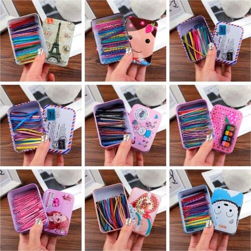 Korean 1PC Fashion Design Women Hair Claw Solid Color Hair Crab Retro Square Scrub Hair Clips Small Size