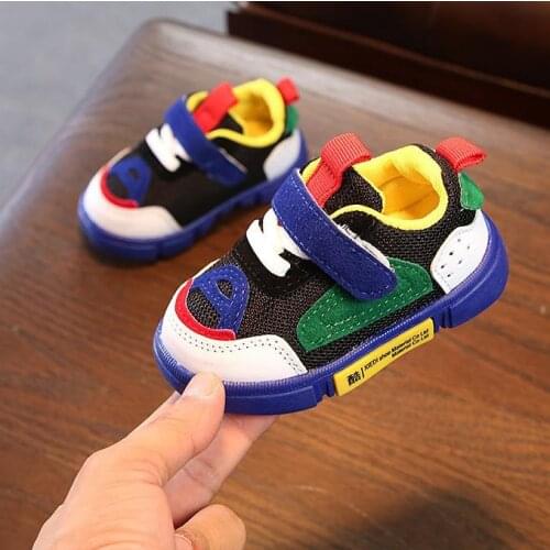 2020 Autumn Infant Baby Soft Bottom Toddler Shoes Baby Boys Girls Sports Shoes Comfortable Sneakers Size 15-25