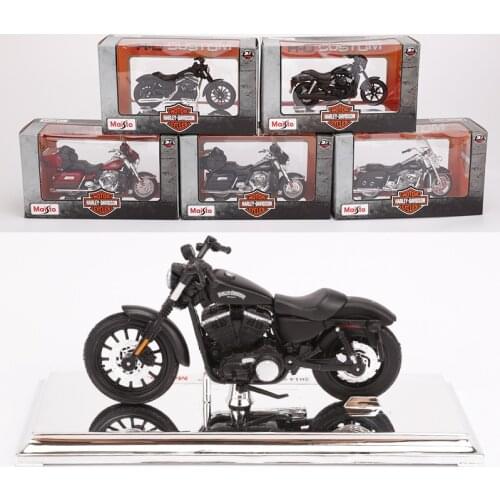Maisto 1:18 15 style motorcycle bike Model Toy For Harley 2009F XDFSE CVO FAT BOB 2016 BREAKOUT 2004 FXSTDSE CVO 2015 street 750