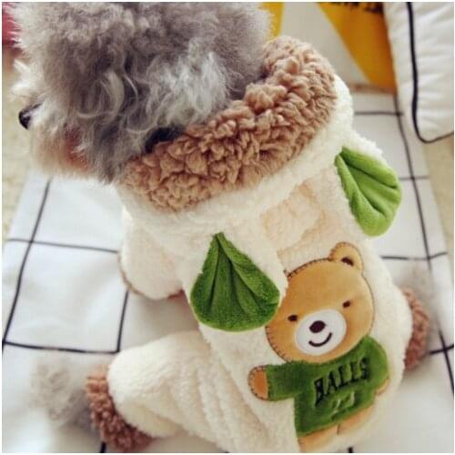 The New Autumn And Winter Snowflake Soft Fleece Dog Clothes Pet Dog Dress Pattern Coral Velvet Deer Christmas Puppy Coat