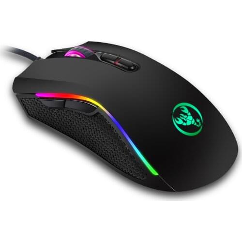 Wired Gaming Mouse 7200 DPI Optical Sensor Ergonomic Setting 7 Programmable Buttons Fast Move Computer Mouse for PC Laptop