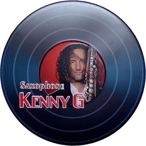 Rock Band Round Tin Sign Metal Irregular Poster Iron Painting Wall Office Pub Coffee Home Art Decor 30CM U-8