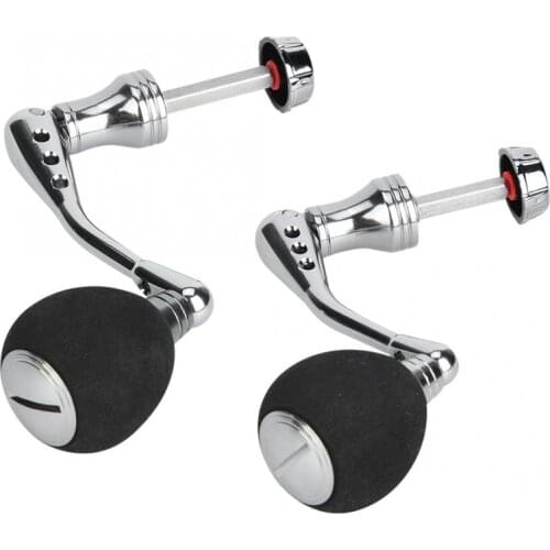 Fishing Reel Wheel Rocker Arm CNC Metal Fishing Reel Handle Replacement Parts for Shimano Brand Spining/Baitcasting Reels