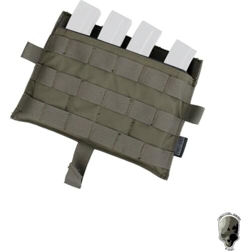 TMC Tactical SMG MOLLE Mag Pouch Panel Mag Carrier w/ Kydex Insert for Tactical Vest 3503