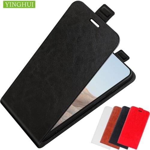 High Quality Flip Vertical Cover Wallet Bag With Card Holder For Google Pixel 4 XL 5A Leather Silicone Magnetic Phone Case