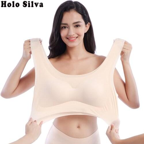 Women Fitness Sport Bra Top Sports Bras Seamless Sports Bra for Tops High Elastic Seamless Underwear Vest Tanks Large Size M-6XL