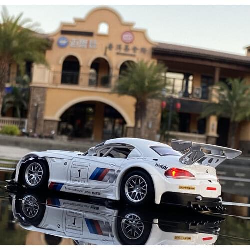 Large Size 1:24 BMW Z4 GT3 Racing Car Alloy Car Model Diecasts Vehicles Car Model High Simulation Car Model Toys For Kids Gift