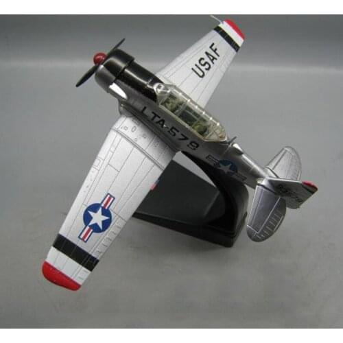 1/72 Scale Texas T6 Classic Plane Aircraft Airplane Fighter Models USA Air Force Adult Children Toys for Display Show