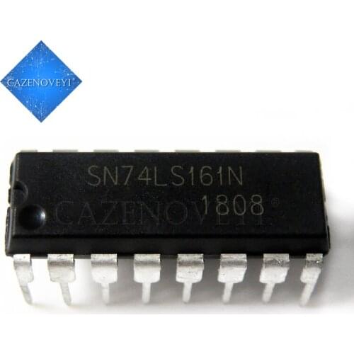 1pcs/lot HD74LS161AP SN74LS161N 74LS161 DIP-16 In Stock