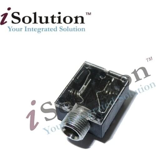 3.5 headphone jack audio female threaded nut stereo distribution transparent cover PJ-324M