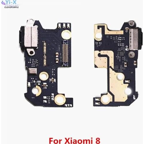 5pcs/lot USB Charging Connector Plug Port Dock Flex Cable For Xiaomi 8 / Mi8 / Mi 8