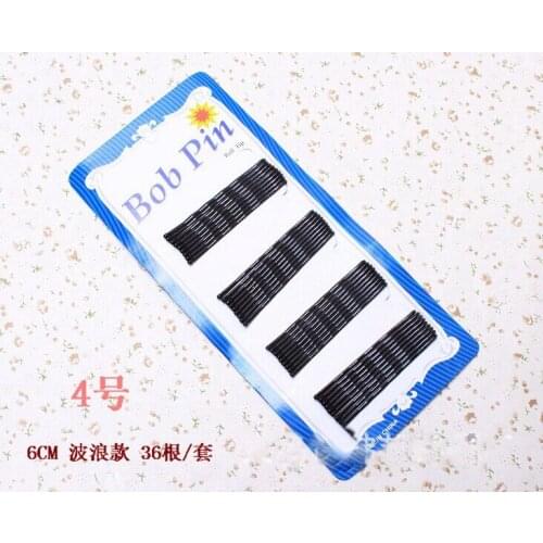 6 cm hot popular black Invisible hair clip bobby pin hair pins clips for barbershop lady worthwhile 1800pcs=50 cards FJ3229