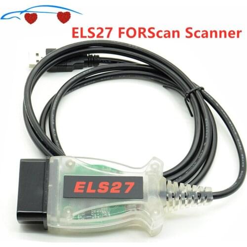 New Generation ELS27 FORScan Scanner Auto Diagnostic Tool For Multi Car Vehicle ELS27 Free Ship