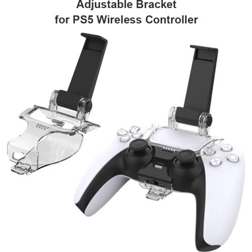 Wireless Controller Holder Phone Clamp Dustproof Portable Carrying Decor for 5 PS5 Drone Gamepad Mobile Bracket