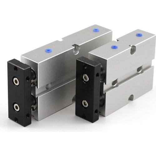 Small double-rod cylinder TN25*10/15/20/25/30/40/50 dual-axis thrust 60/75/80/90/100s aluminum alloy magnetic cylinder