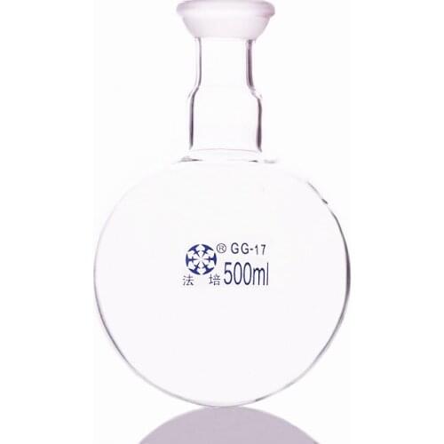 Spherical grinding mouth single neck round-bottomed flask,Capacity 500ml,Female 35/20,Single neck round flask,Boiling flask