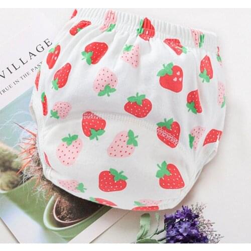 Diaper Pant Strong Absorbent Reusable Cotton Unisex Training Pants for Kids