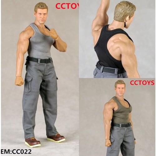 CCTOYS CC022 1/6 Male Vest Sleeveless Garment Clothes Model Fit 12 inch Muscle Strong Action Figure Body