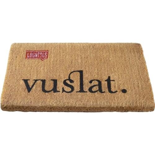 Paşabahçe Vuslat Saadet Seyyar Longing Happiness Traveler Handmade Doormat Made Of Indian Coconut Fibers Durable Long Lasting